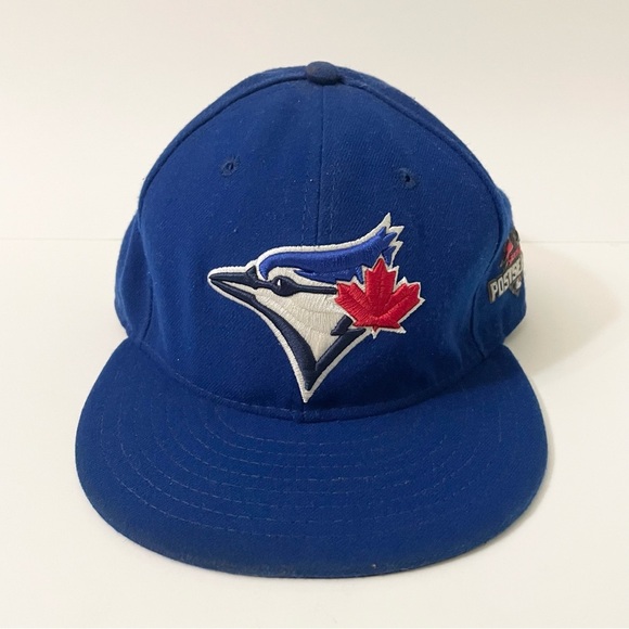 Toronto Blue Jays 2015 Post Season MLB New Era 59FIFTY Fitted 7 1/2 Cap Hat - Picture 1 of 16